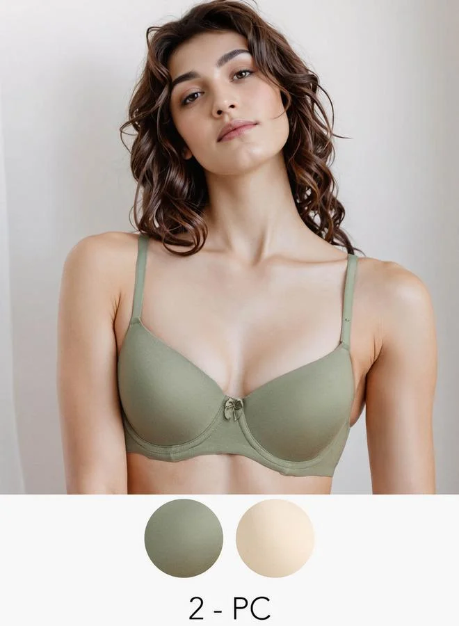 Splash FAV Pack of 2 Demi Bra